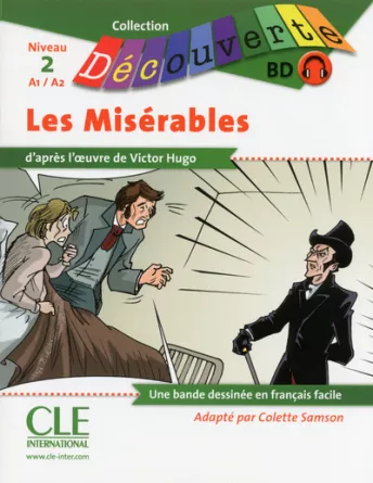 BD Les Misérables - Niveau 2 (A1/A2) - Lecture Découverte - Livre + CD
